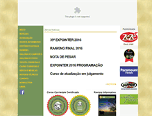 Tablet Screenshot of abccorriedale.com.br